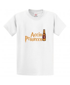 Accio Prosecco Magical Champagne Cocktails Unisex Kids and Adults T-Shirt
